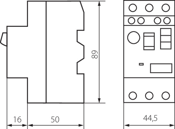 Kanlux 24067 Моторен прекъсвач KMP KMP KMP-4,0