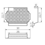 Kanlux 24203 Перфорирана монтажна плоча KDB-S/F-36-MP