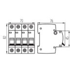 Kanlux 32607 WYŁ.NADPRĄDOWY KMB6 KMB6-C40/4