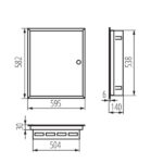 Kanlux 32640 Разпределително табло KP-DB-I-MF KP-DB-I-MF-324