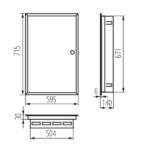 Kanlux 32641 Разпределително табло KP-DB-I-MF KP-DB-I-MF-424