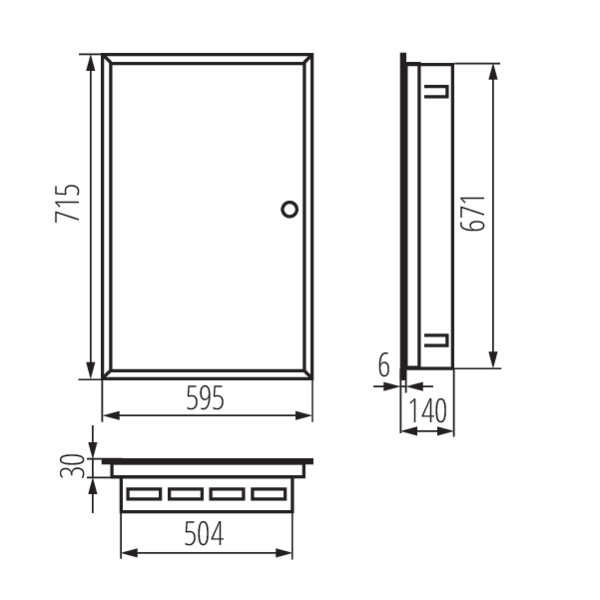 Kanlux 32641 Разпределително табло KP-DB-I-MF KP-DB-I-MF-424