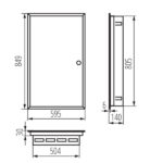 Kanlux 32654 Разпределително табло KP-DB-I-MF KP-DB-I-MF-524