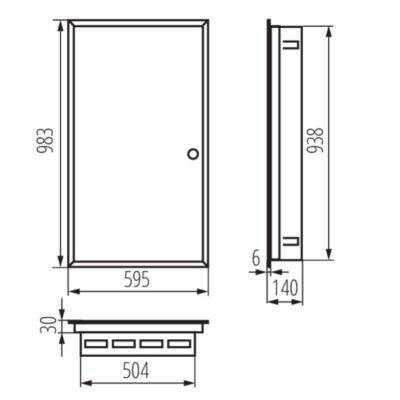 Kanlux 32655 Разпределително табло KP-DB-I-MF KP-DB-I-MF-624