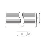 Kanlux 33893 линейно LED осветително тяло MEBA LED IP54 MEBA LED 40W IP54 NW