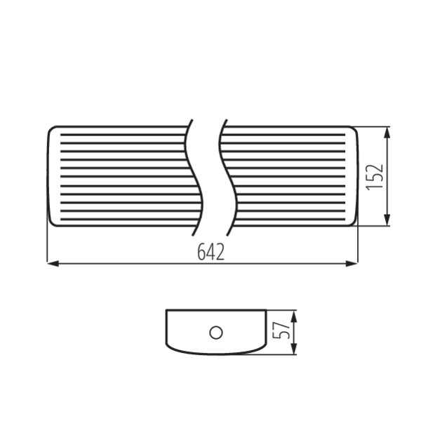 Kanlux 33894 линейно LED осветително тяло MEBA 4LED IP54 MEBA 4LED 60 IP54 PC