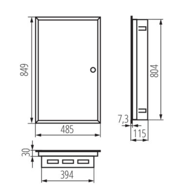 Kanlux 35684 Разпределително табло KP-DB-I-MF KP-DB-I-MF-518