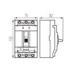 Kanlux 36290 Wyłącznik kompaktowy MCCB KMCCB KMCCB-F-125A