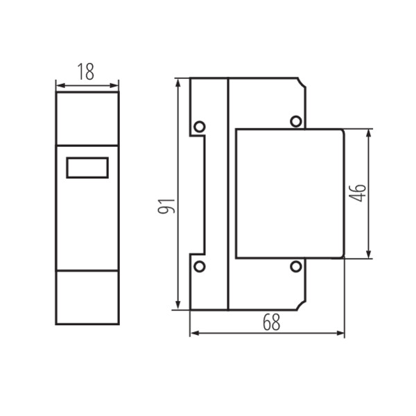 Kanlux 36310 Защита от утечка на електрически ток KSPD KSPD-T2 275/40 1P