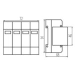 Kanlux 36312 Защита от утечка на електрически ток KSPD KSPD-T2 275/160 3P+N