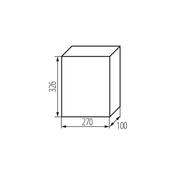 Kanlux 36421 Разпределително табло от серия DB DB DB212S 2X12P/SMD-P