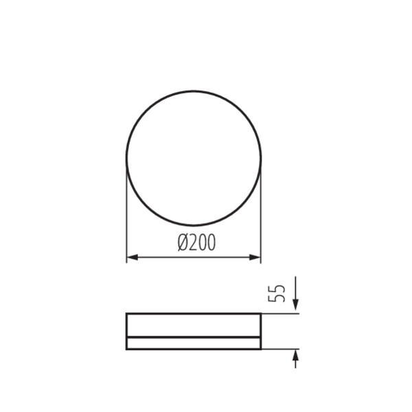 Kanlux 37298 LED плафониера IPER LED IPER LED 10W-NW-O-SE