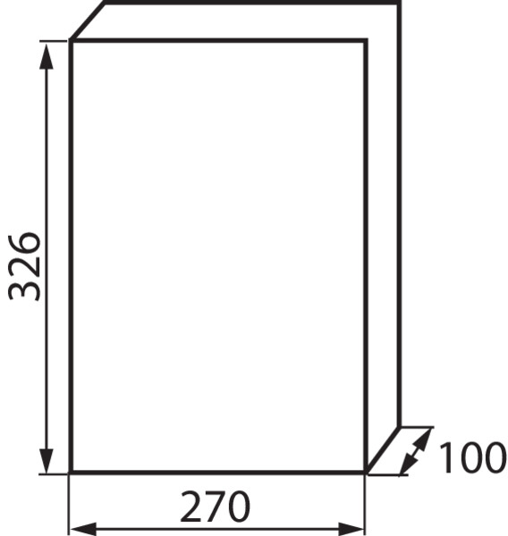 Kanlux 3835 Разпределително табло от серия DB DB DB212S 2X12P/SMD