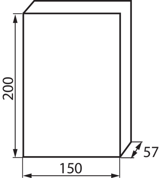 Kanlux 3841 Разпределително табло от серия DB DB DB106F 1X6P/FMD