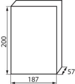 Kanlux 3842 Разпределително табло от серия DB DB DB108F 1X8P/FMD