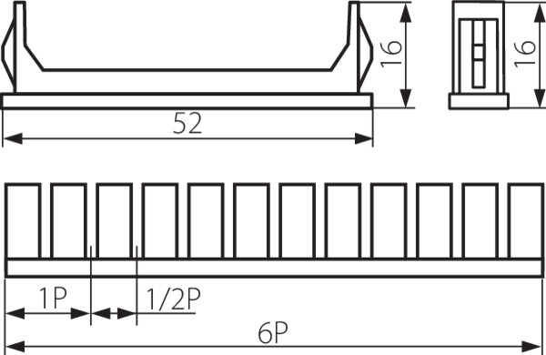 Kanlux 3859 Капачка 2X1P+8X1/2P Z-DB Z-DB