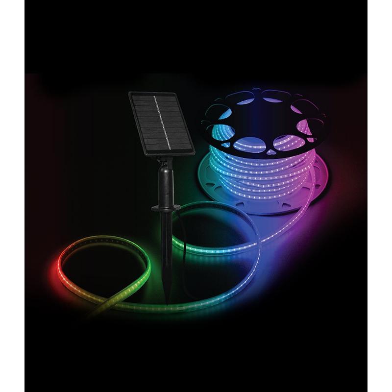 Vito 3210241 Соларна LED лента VICTORIA-5M 18W, RGB, IP65, 2M кабел