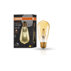 Ledvance 4099854081514 LED ЛАМПА VINTAGE 1906 LED DIM CL EDISON GOLD55 6.5W/824 E27