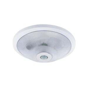 Vito 2022661 Повърхностен Пластмасов Плафон С PIR Сензор LIKYA P 2xE27 Φ290x100mm Бял