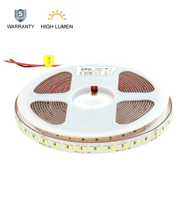 Vito 5540950 HIGH LUMEN LED STRIP LEDStrip+ 24V 192x2835 17W/m 4000K 2890Lm/m 3M 8mm IP20 5m