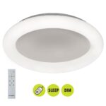 VivaluxVIV005172Мултифункционална LED плафониера с дистанционно CHELSEA LED 45W CCT 3000-6000K