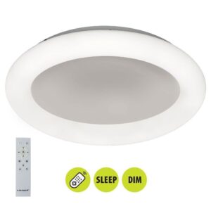 VivaluxVIV005172Мултифункционална LED плафониера с дистанционно CHELSEA LED 45W CCT 3000-6000K