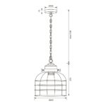 VivaluxVIV005001Полилей BERNARD-W SSP752 1хЕ27 декоративна решетка черен