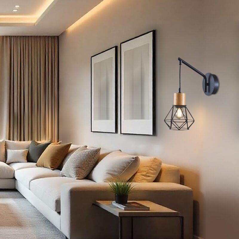 Vivalux VIV005094 Аплик FRODO WL797 1xE27 метал черен