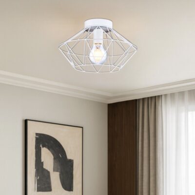 Vivalux VIV005097 Плафон FRODO CL798 1xE27 метал бял