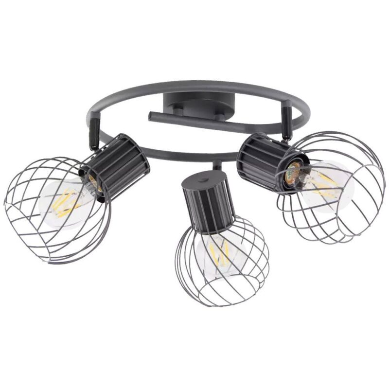 VivaluxVIV005032Спираловиден спот MAYA SP779 3xE14 черен