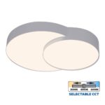 VivaluxVIV005152LED плафон PEBBLE LED 35W бял CCT 3000-4000-6000K