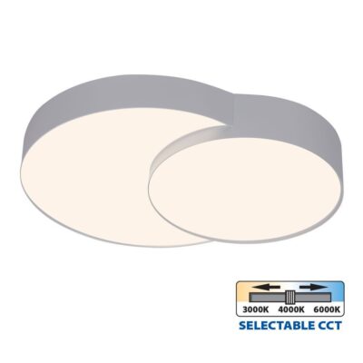 Vivalux VIV005152 LED плафон PEBBLE LED 35W бял CCT 3000-4000-6000K