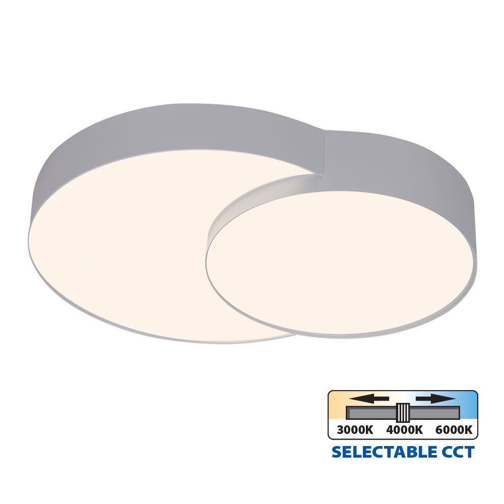 image-product-2a8db1bd-005152-00.jpg VivaluxVIV005152LED плафон PEBBLE LED 35W бял CCT 3000-4000-6000K