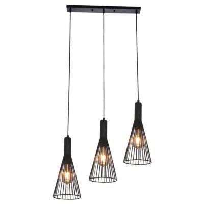 Vivalux VIV005006 Полилей KILIAN SSP757 3хЕ27 декоративна решетка черен