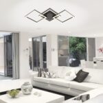 VivaluxVIV005036LED плафон SONOMA LED SQ3 24W черен 4000K