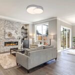 VivaluxVIV005152LED плафон PEBBLE LED 35W бял CCT 3000-4000-6000K