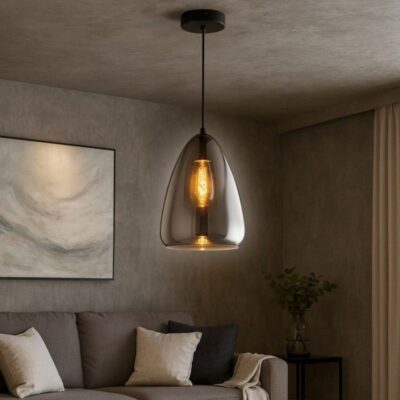 Vivalux VIV005000 Полилей CARUSO SSP751 1хЕ27 опушено стъкло