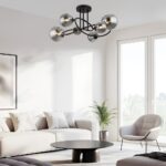 VivaluxVIV005046Полилей GALILEO SSP784 6хG9 опушени стъкла