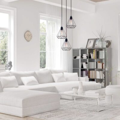 Vivalux VIV005012 Полилей ALMA SSP763 3хЕ27 декоративна решетка черен