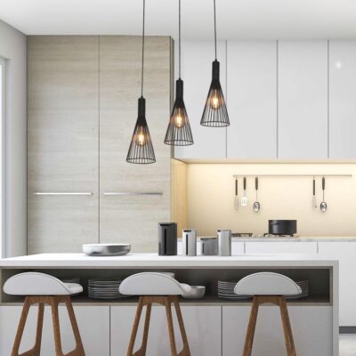 Vivalux VIV005006 Полилей KILIAN SSP757 3хЕ27 декоративна решетка черен