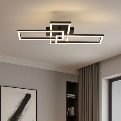 Vivalux VIV005035 LED плафон SONOMA LED RC3∙ 24W черен 4000K