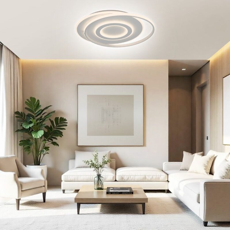 Vivalux VIV005175 Мултифункционална LED плафониера с дистанционно TILDA LED 88W CCT 3000-6000K