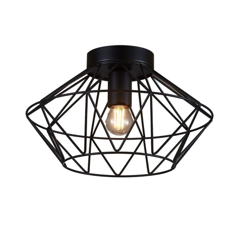 VivaluxVIV005096Плафон FRODO CL798 1xE27 метал черен