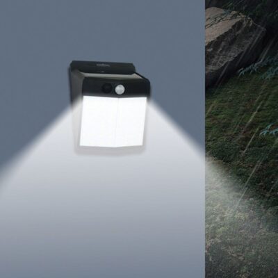 Vivalux VIV005146 Соларно фасадно LED тяло със сензор TROY SOLAR LED PIR 2W 6400K IP44