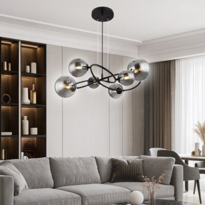 Vivalux VIV005045 Полилей GALILEO SSP783 6хG9 опушени стъкла