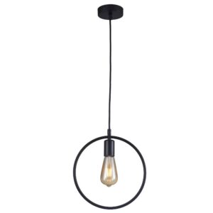 VivaluxVIV005104Полилей ELIO SSP604 1xE27 кръг черен