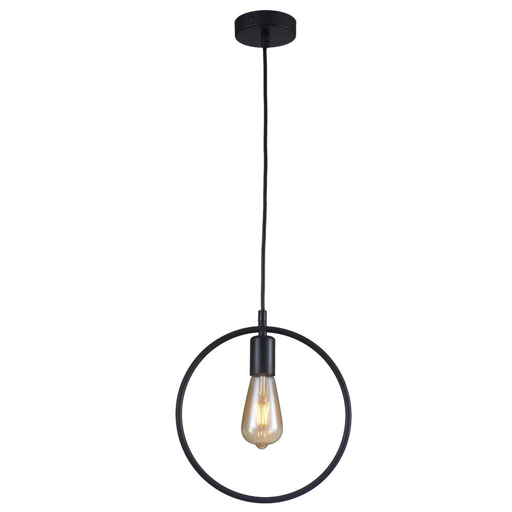 image-product-6ca9a19a-005104-00.jpg VivaluxVIV005104Полилей ELIO SSP604 1xE27 кръг черен