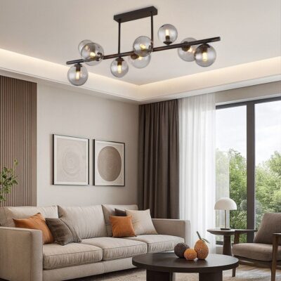 Vivalux VIV005043 Полилей GALILEO SSP781 9хG9 опушени стъкла