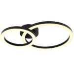 VivaluxVIV005041LED плафон ZION LED 18W черен 4000K