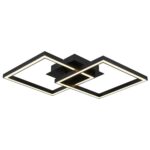 VivaluxVIV005033LED плафон SONOMA LED SQ2 20W черен 4000K